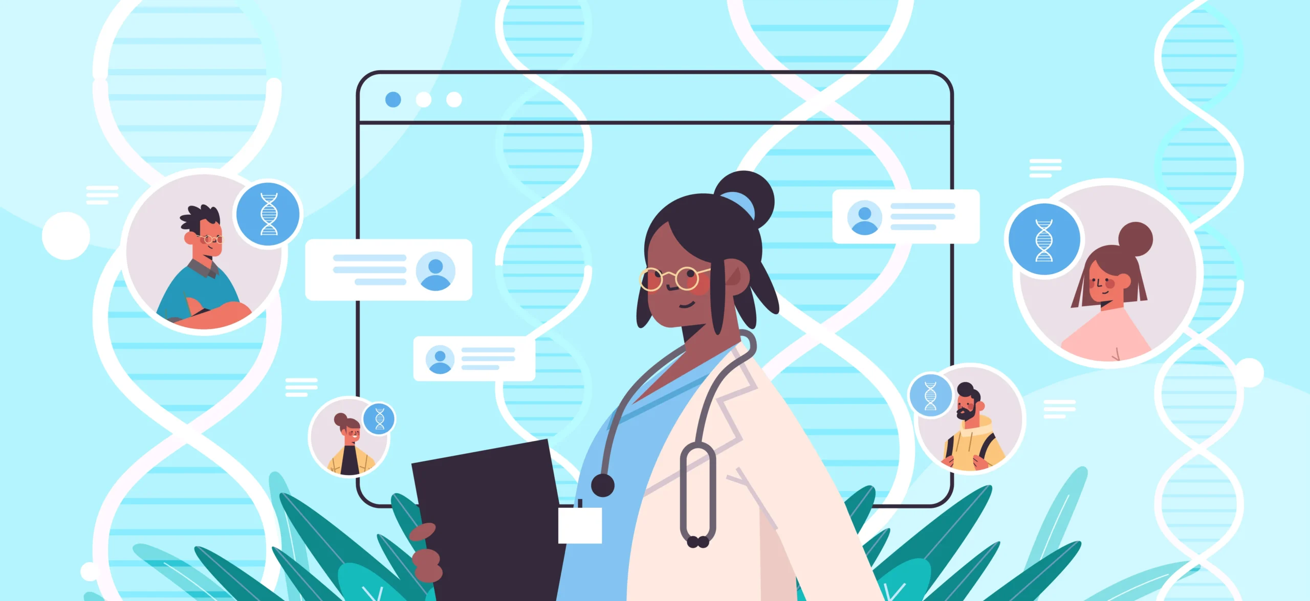 Remote patient monitoring solutions with digital healthcare system connecting doctors and patients for personalized care