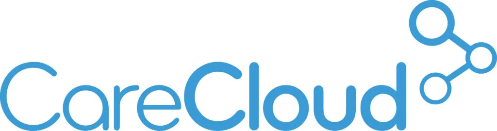 CareCloud logo in blue text with circular network icon