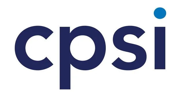 CPSI logo in dark blue text with a light blue dot, highlighting Central Health Solutions' integration with healthcare IT solutions for community hospitals and post-acute care.
